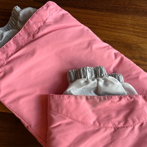 White Sierra Pink Goretex Ski pants  Snow pants Girls Large - Picture 7 of 9